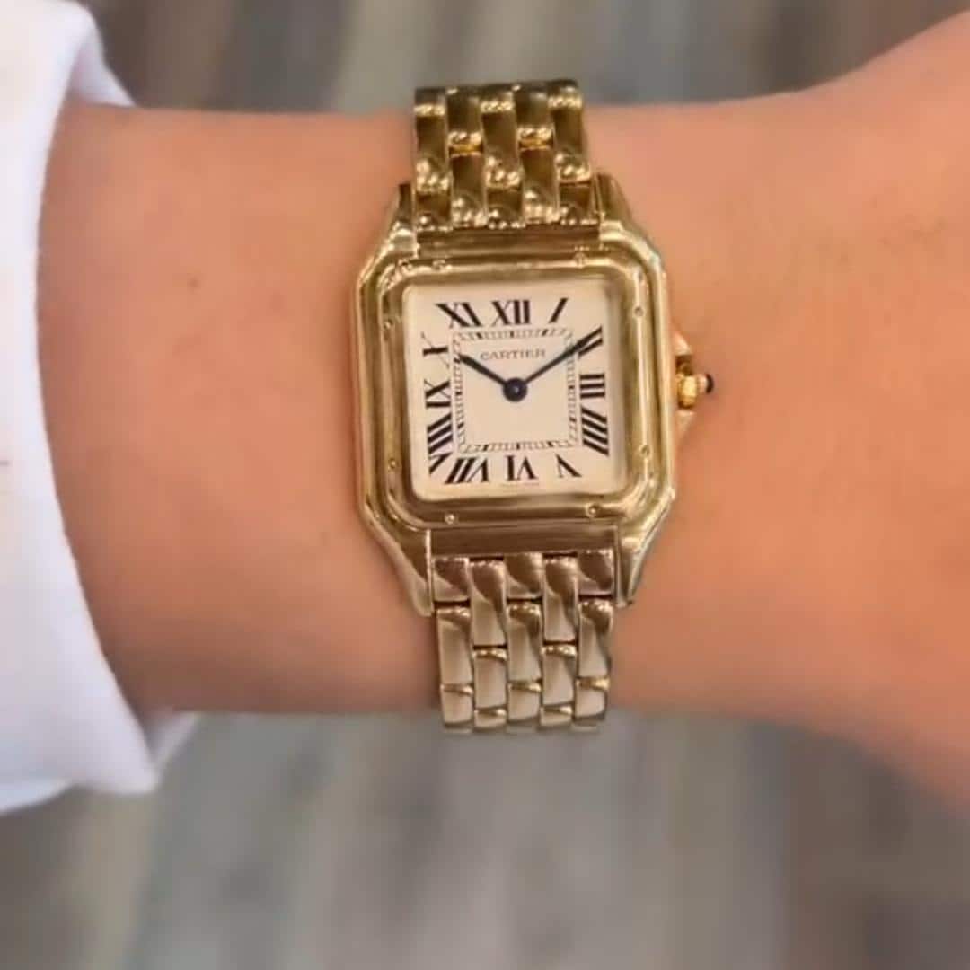 Wrist Damenuhr Cartier Panthere Wrist Cartier Damenuhr Panthere