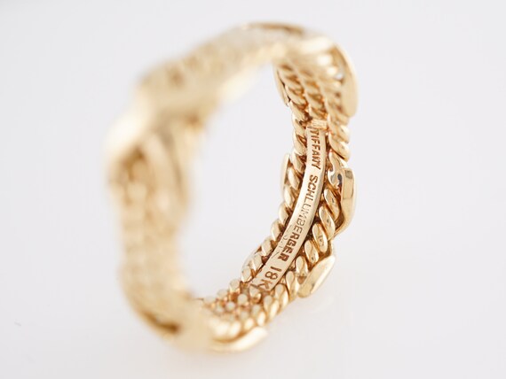 Tiffany Schlumberger X Ring in 18K 