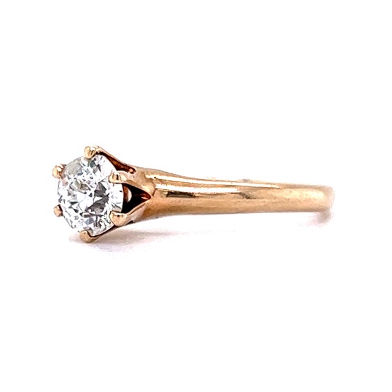 Victorian Solitaire Diamond Engagement Ring in 14… - image 3