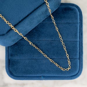 Diamond Infinity Link Chain Necklace in 18k Yellow Gold