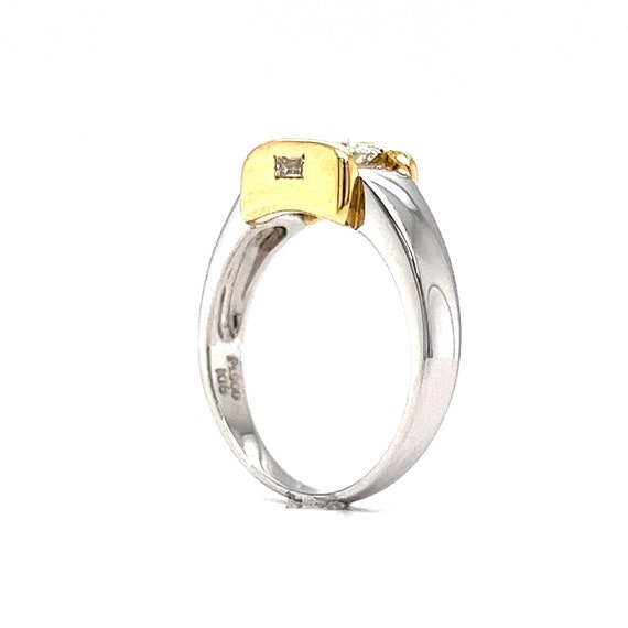 Modern .60 Emerald Cut Diamond Engagement Ring in… - image 5