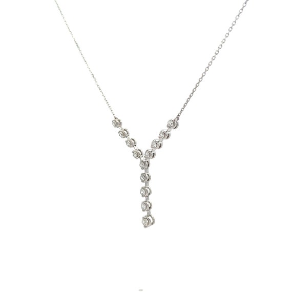 Diamond y necklace clearance