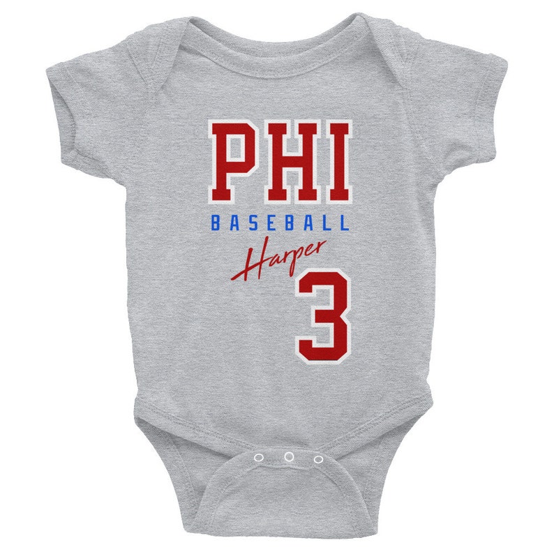 Bryce Harper Baby Clothes Philadelphia Baseball Phillies Etsy