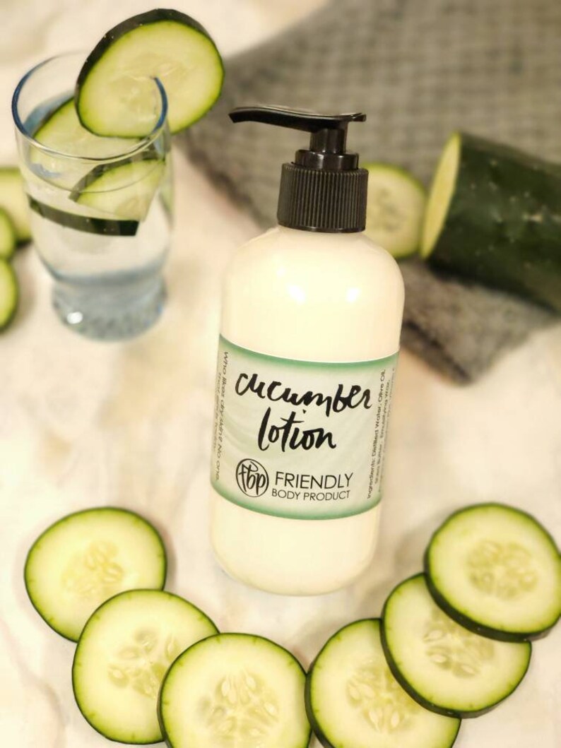 Lotion Cucumber Lotion Etsy