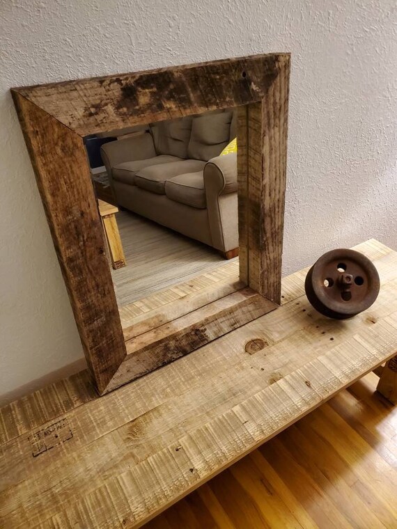 Reclaimed Oak Mirror Reclaimed Oak Mirror
