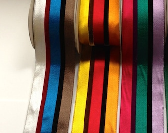 Vintage Stripes ,Stripe Ribbon,Jolie Ribbons,Belt Ribbon, 2 3/8” Wide. Sold by the yard.