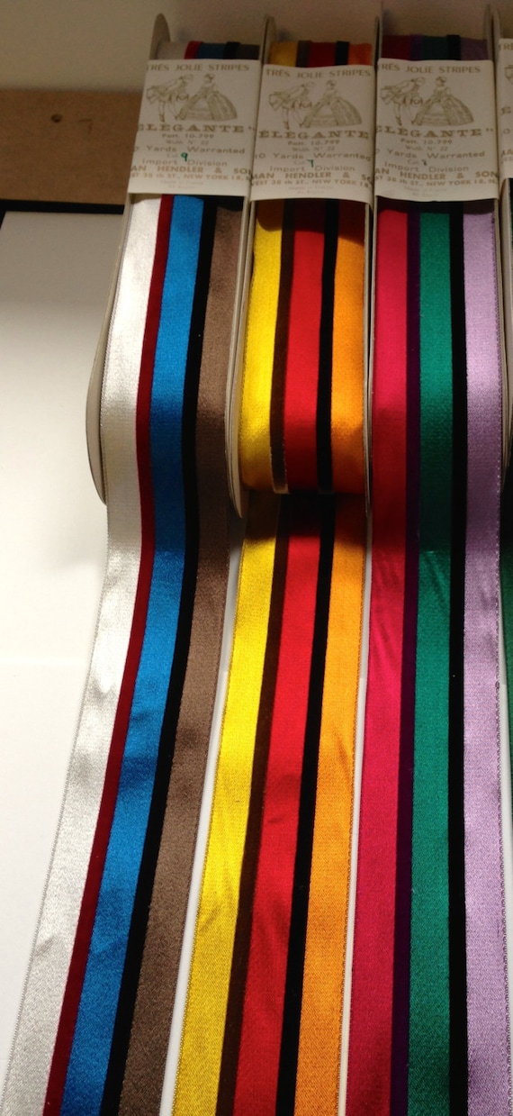 Vintage Stripes ,stripe Ribbon,jolie Ribbons,belt Ribbon, 2  display picture 1