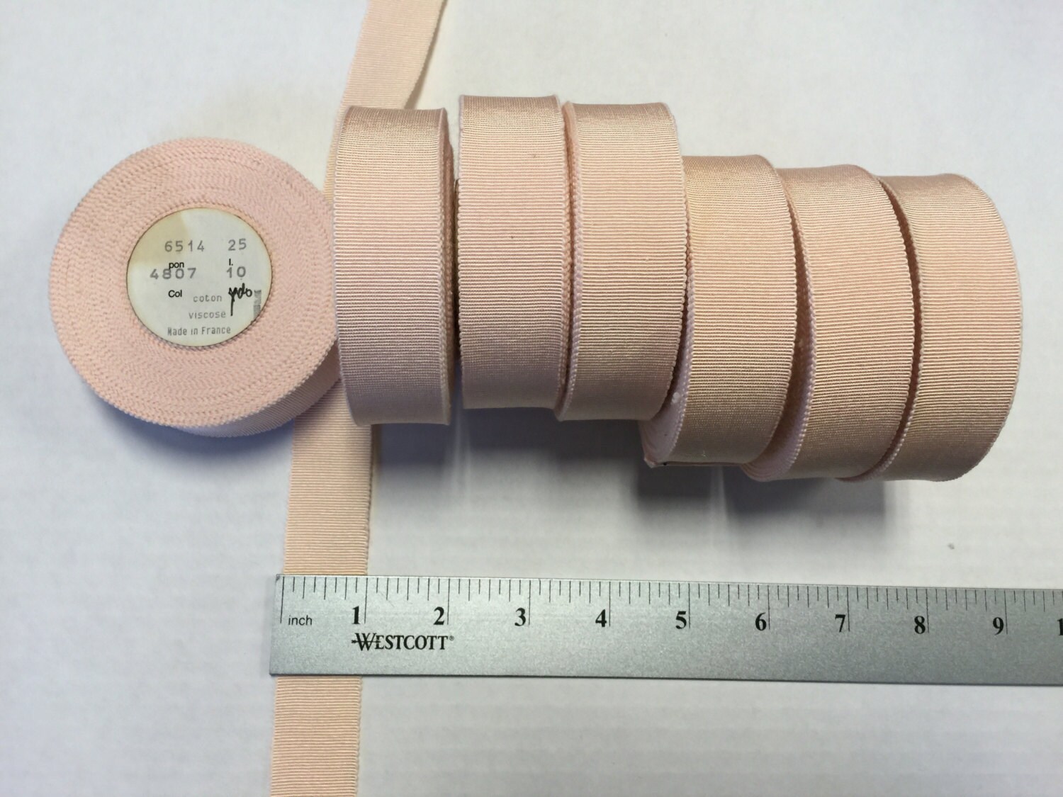 Vintage Grosgrain Ribbon Millinery Grosgrain. Cotton and Viscose Gros ...