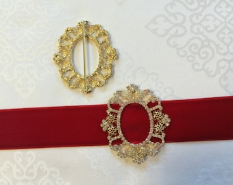 Fancy Rhinestone Buckle Slider,Sparkling Rhinestone Buckles/Made in Czech Republic. Sold by one piece