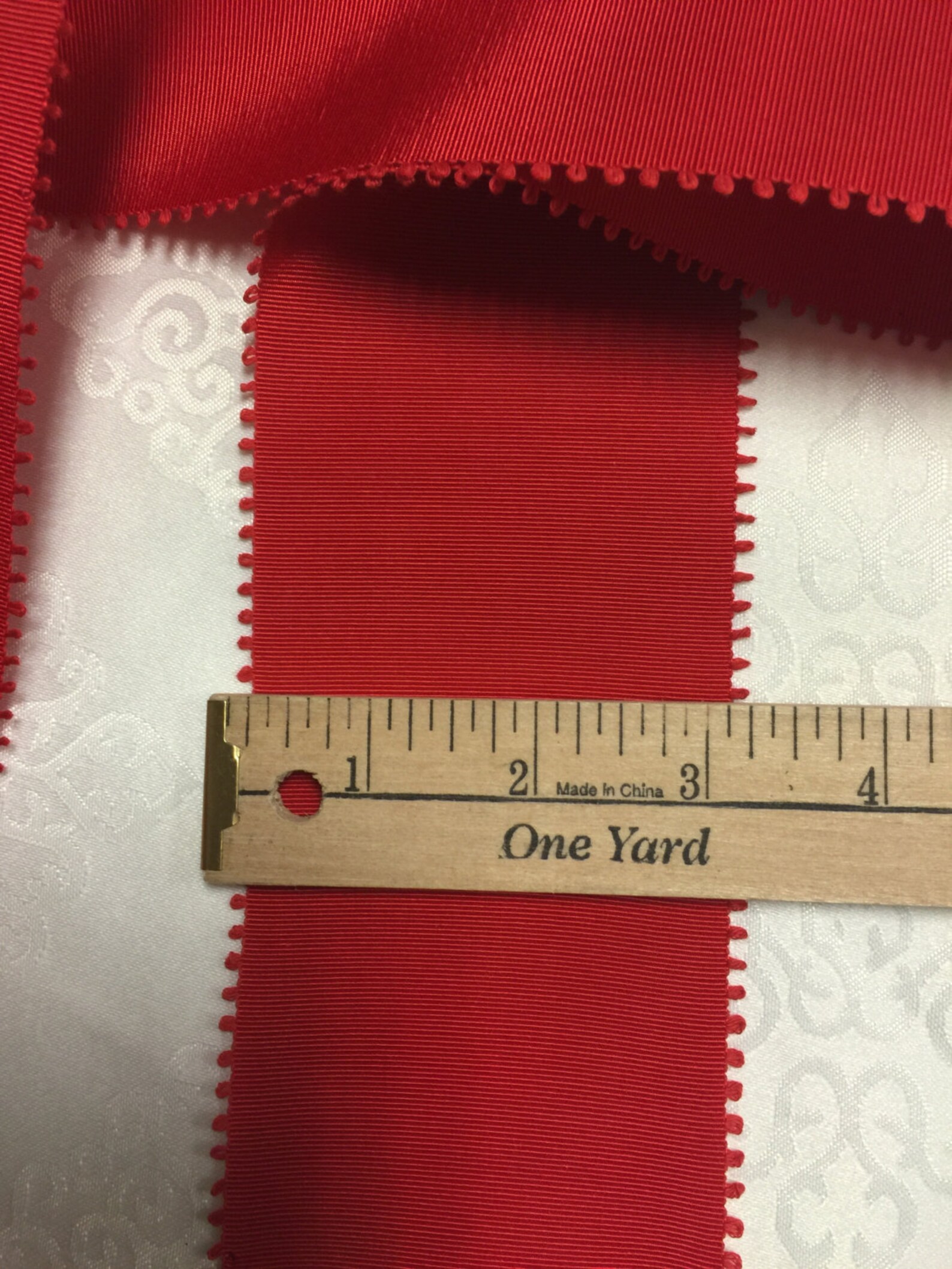 Vintage Grosgrain Ribbon.millinery Grosgrain. Sold by the Yards. Red ...