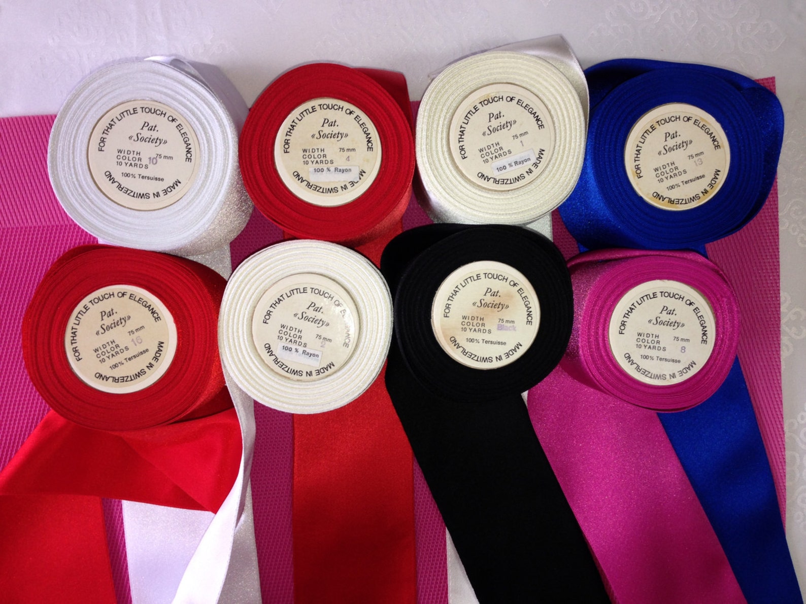 Satin Ribbon Society Rayon Satin Ribbon Collection. 2 7/8 Etsy