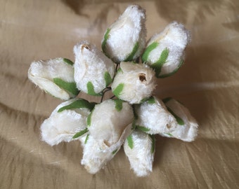 Vintage Flowers,  Velvet Flower, Bridal Hair Accessories, Crown,Wedding Home Decor,  millinery flowers, craft flowers,