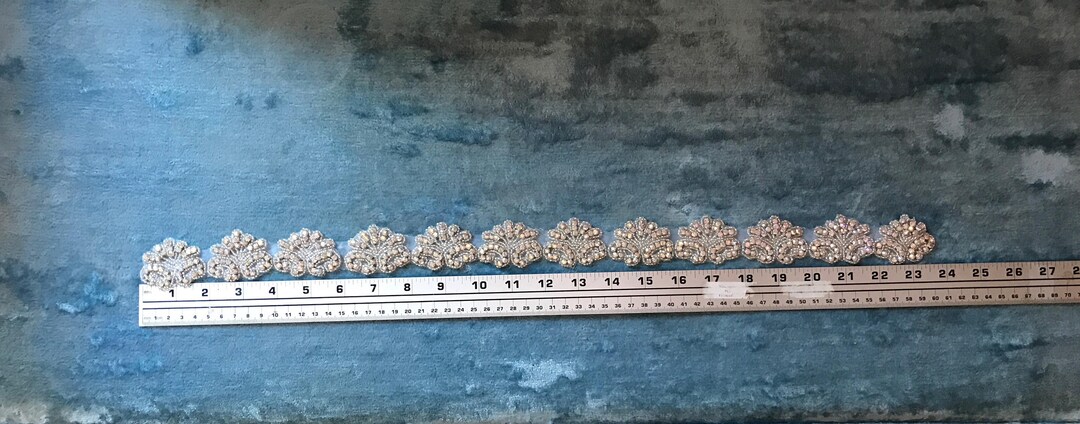 Ab Rhinestone Trim 25 Inches Long Crystal AB. Rhinestone Trim. Rhinestone Motif ...