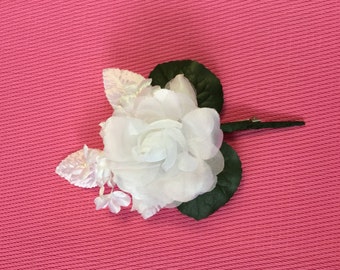 Groom Boutonniere,Couture look Weddings Groomsman, Flower Boutonniere.