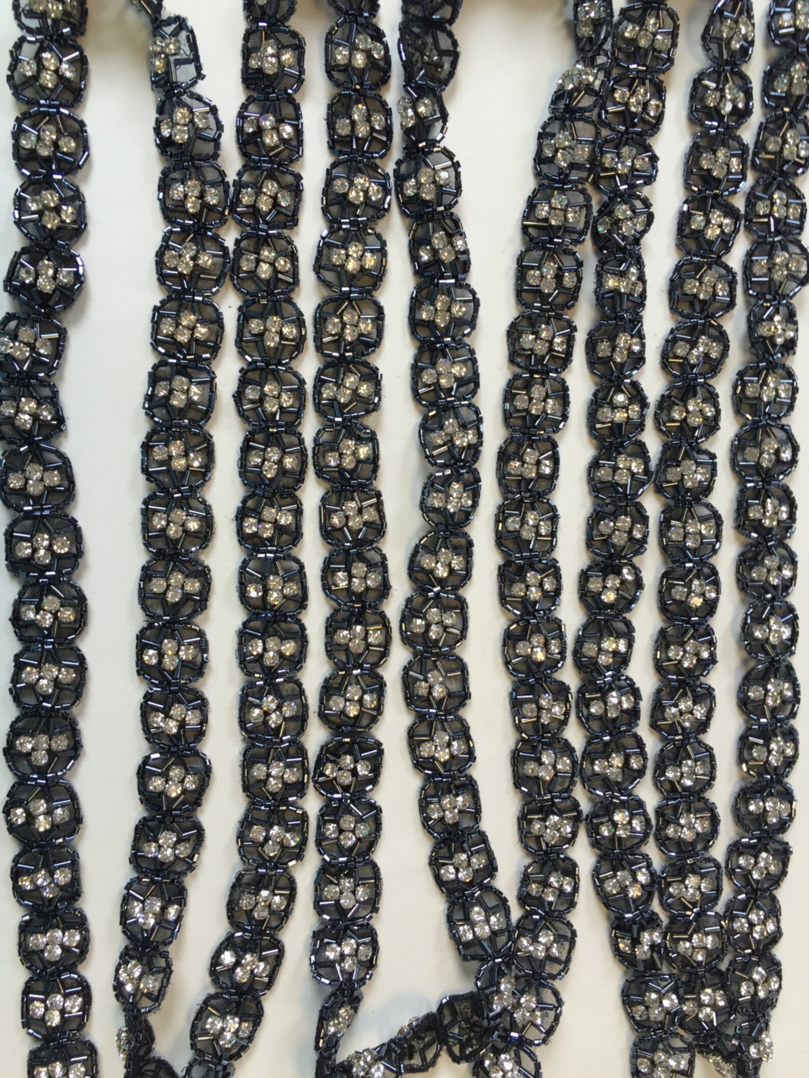 Rhinestone Trim. Rhinestone Trims Trims Motifs Rhinestone Etsy