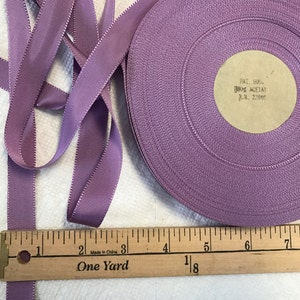 Rayon Millinery Petersham Grosgrain Vintage Ribbon, Grosgrain Ribbon. Sold by the yard.