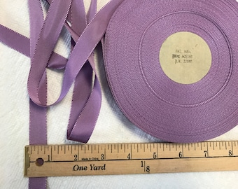 Vintage Rayon Grosgrain Ribbon - Millinery Petersham - Sold by the Yard