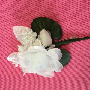 Groom Boutonniere,Couture look Weddings Groomsman, Flower Boutonniere. image 3