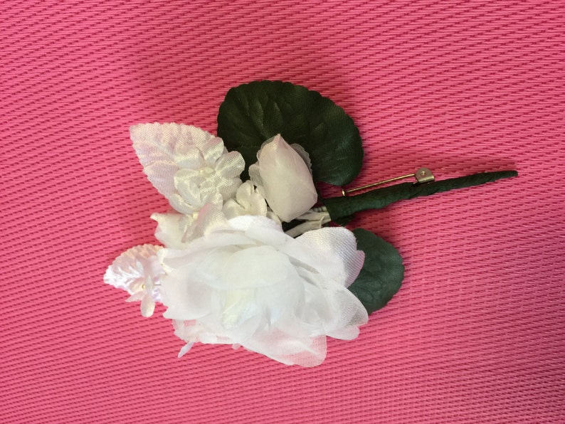 Groom Boutonniere,Couture look Weddings Groomsman, Flower Boutonniere. image 3