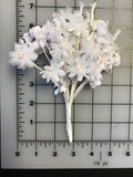 White Groom Boutonniere,Couture look Weddings Groomsman, Flower Boutonniere.
