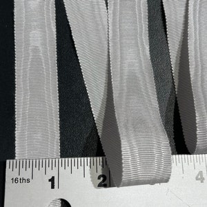 Antique Moire Gros Grain Ribbon. Petersham, Hatband, Millinery, Belting ...
