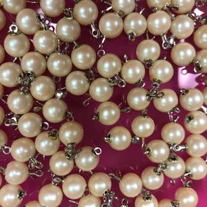 6 Vintage Japanese Pearl Clasp.