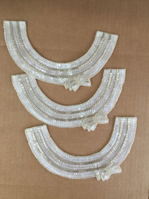 Vintage Collar, 70s Collar, Sequins Collars. Collar Supply  display picture 2