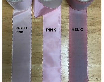 Royalty Band Vintage Ombre Ribbon Pretty colours Picot Edge. Made in France. Sold By the Roll, 3" Wide,