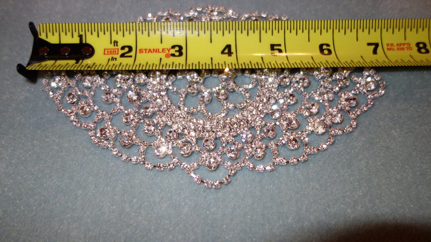 Oval Shape Rhinestone Appliqué Rhinestone Embellishment. Etsy