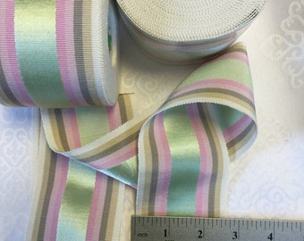 Vintage Gros Gain Ribbon. Made in France.Grosgrain,Ribbon ,Trim,Vintage Grosgrain,Rayon Millinery,Petersham Grosgrain. Sold by yard