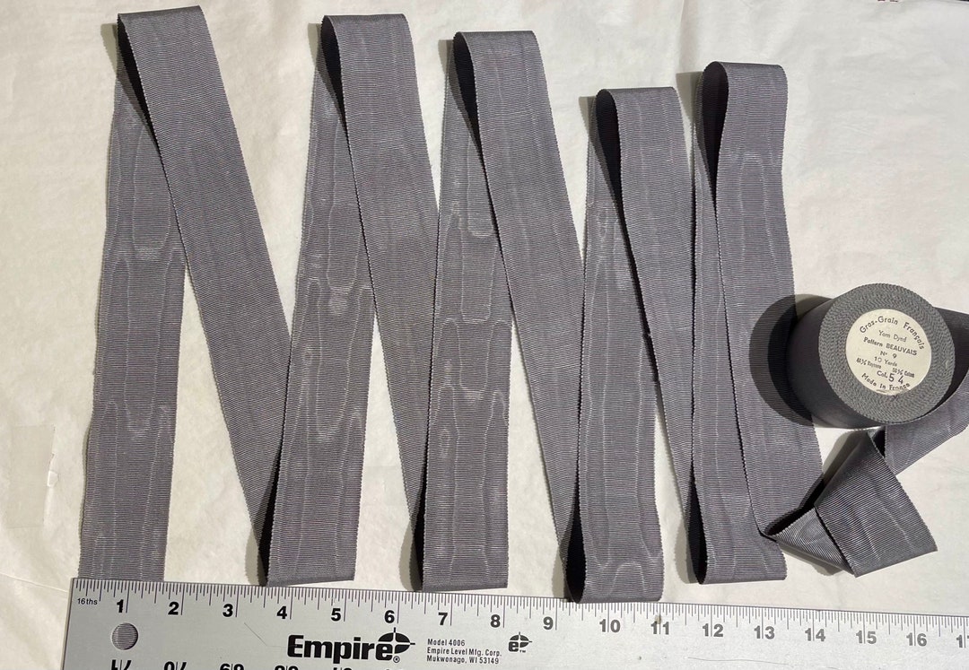 Beautiful Sawtooth Edge Moire Gros Grain Ribbon. Sold by the Yard ...