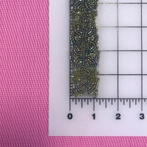 Beaded Sequins Trim. Rhinestone Beaded Sequins Trims. 2 1/2 Yards