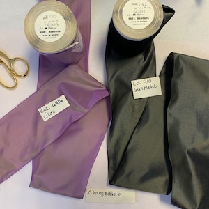 Cinta con borde de alambre intercambiable. Fabricada en Francia. Se vende cortada a medida.