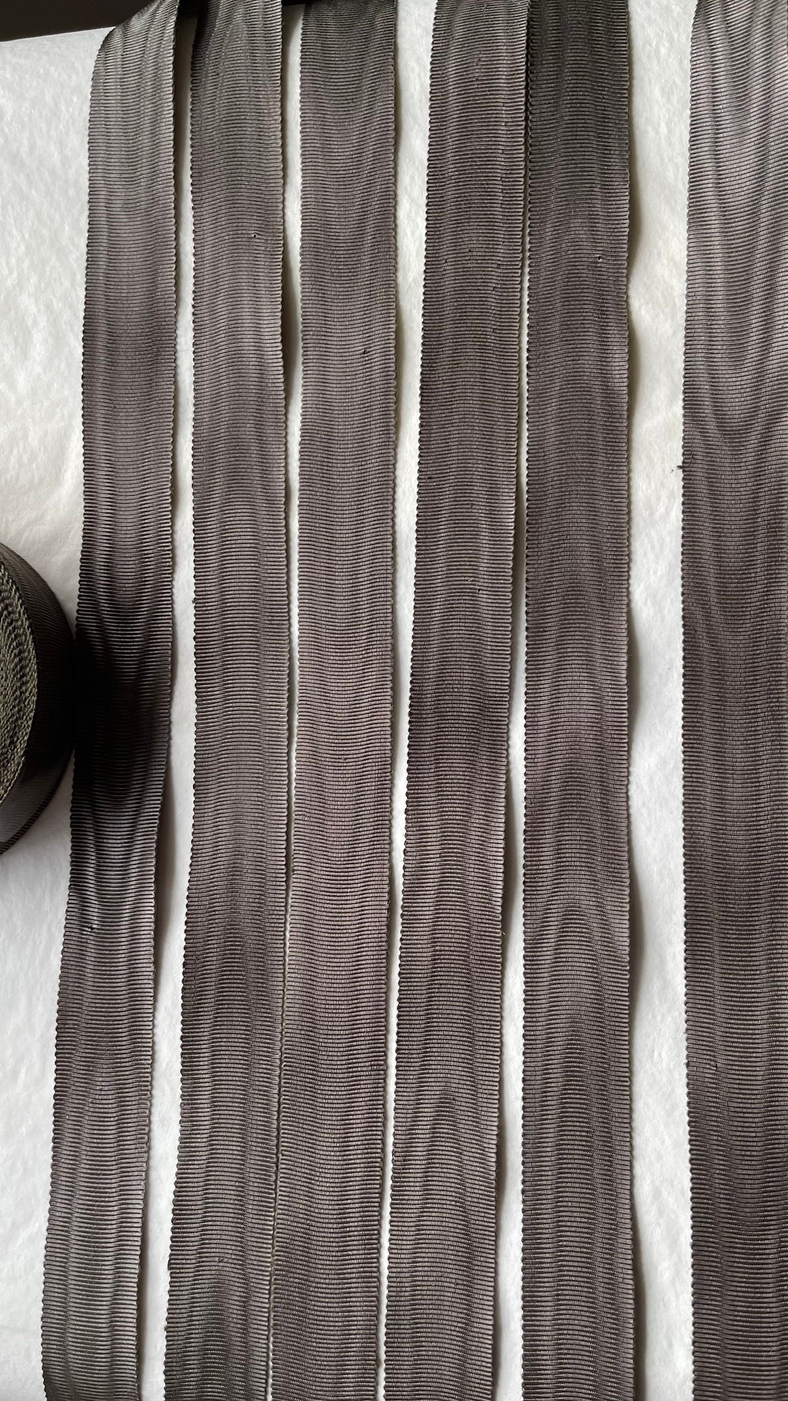 Antique Moire Gros Grain Ribbon. Sold by the Yard. Petersham, Hatband ...