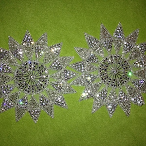 Celestial Beaded Rhinestone Applique