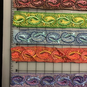 Beaded Corded Trim. Beaded Trims,Trims. Sold by the Yard.