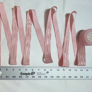 Sägezahn Kante Moiré Gros Grain Ribbon. Meterware. schmales französisches Moire. Nr. 5