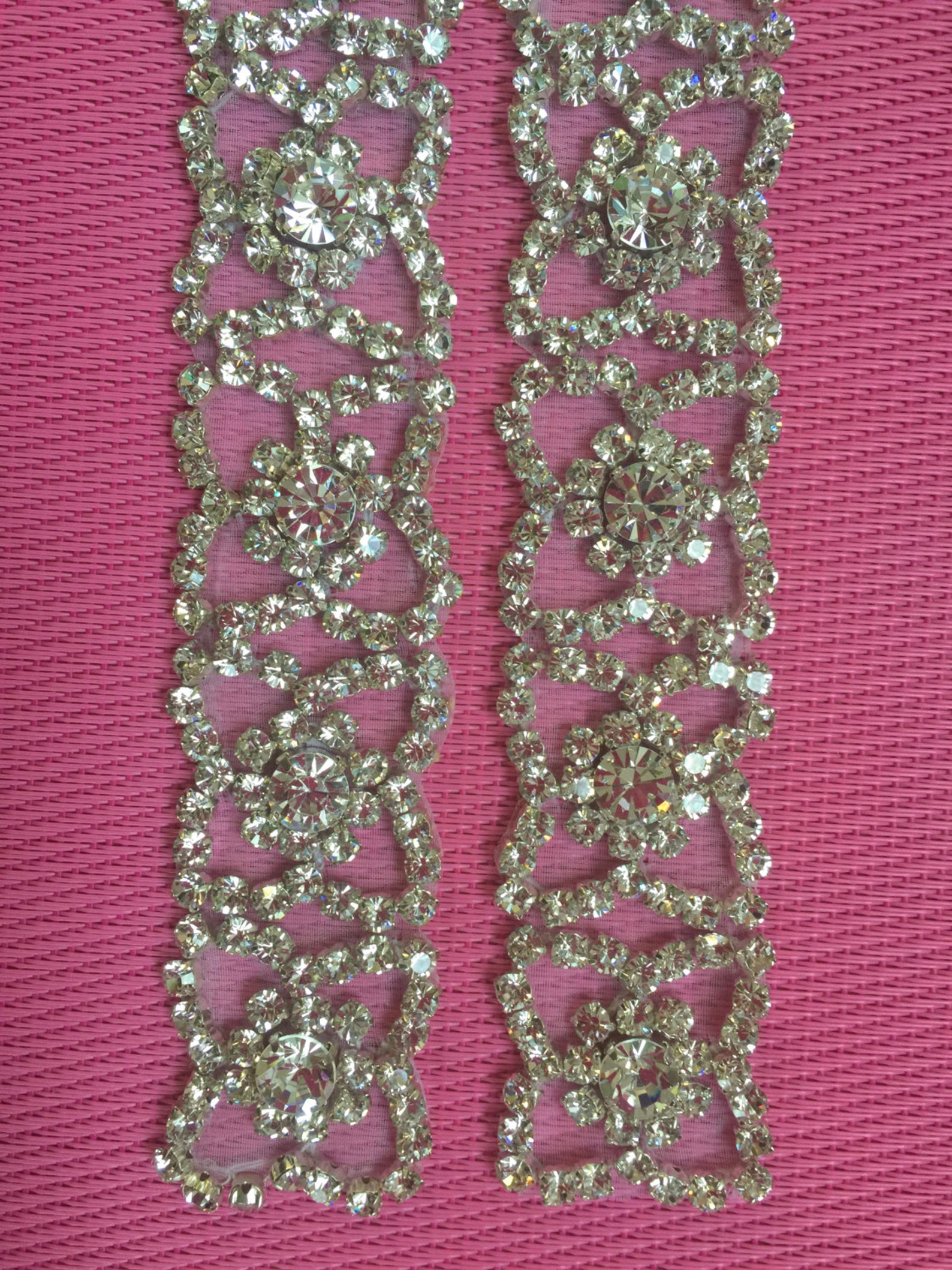 Rhinestone Cutout Two-Piece Set