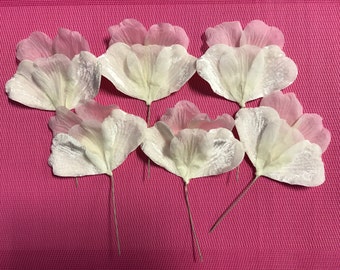 Vintage Velvet artificial flowers. Made in Japan in the 1920s.   Sold by 6 Petals.Japan millinery, Vintage leaves ,Millinery Leaves