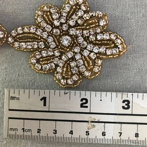 25 inch lang gouden strass kristal. Motief, sieraden, hoofdband, flexibel strass, strass, strassteentjes