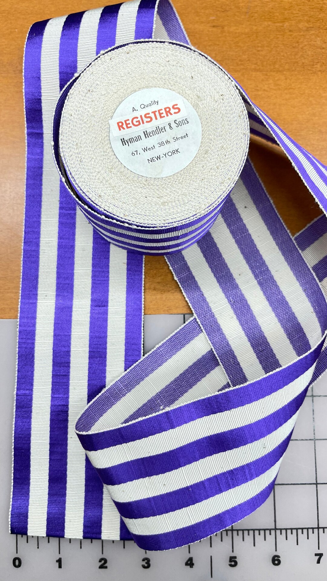 Vintage French Striped Ribbon Made in France Sold by the - Etsy