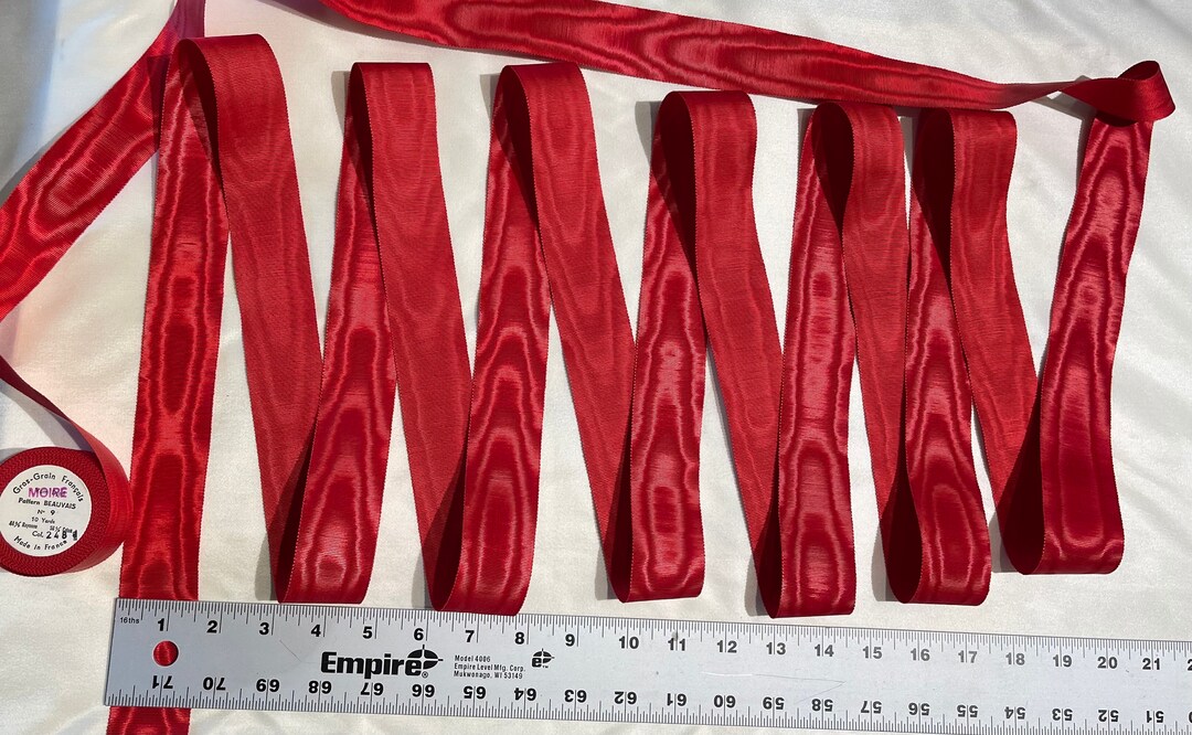 Beautiful Sawtooth Edge Moire Grosgrain Ribbon. Sold by the Yard ...