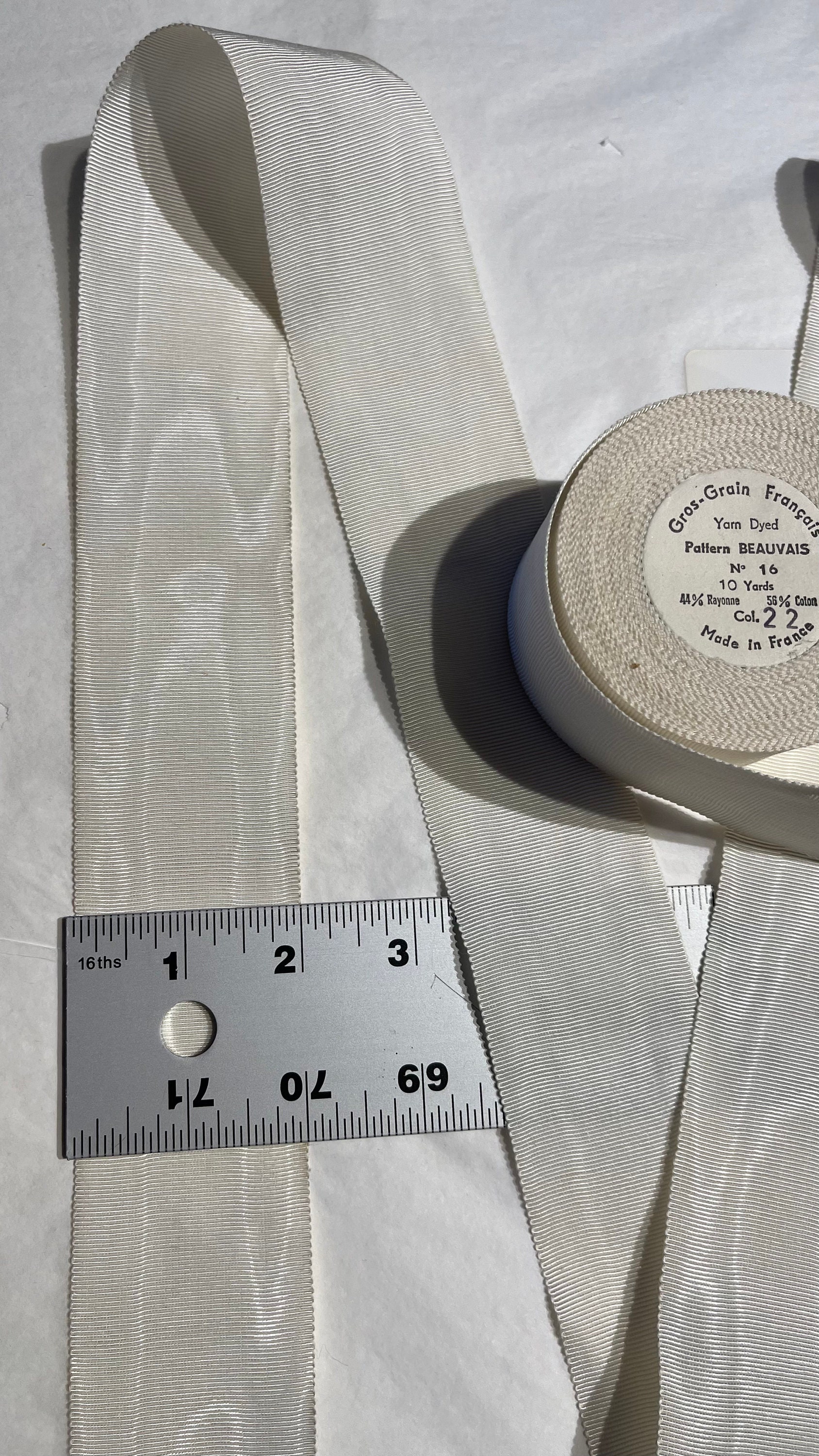 Beautiful Sawtooth Edge Moire Gros Grain Ribbon. Sold by the Yard ...