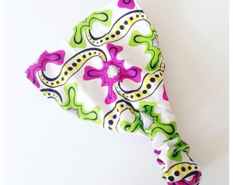 African Fabric headband made with african print. Adjustable.