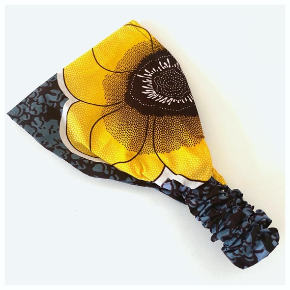 Adjustable. African Fabric headband made with african print