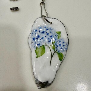 Decoupage Oyster Shell Fan Pull | Ceiling Fan Pull