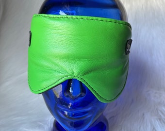 Leather Blindfold, Sensory Play, Blindfold, Kink Blindfold, Sensual Kink, Sensory Deprivation