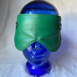 Leather Blindfold, Sensory Play, Blindfold, Kink Blindfold, Sensual Kink, Sensory Deprivation