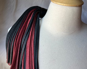 Leather Flogger, Leather Whip, BDSM Flogger, Flogger, Fetish Flogger, Thuddy Floggers, Kink Flogger, Dscipline Flogger, Woven Flogger