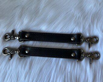 Leather Clips, Hog Tie, Swivel Clip